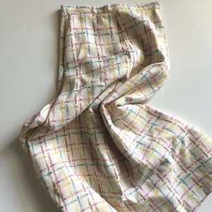 True Vintage Handmade A-line long pastel skirt 1960s